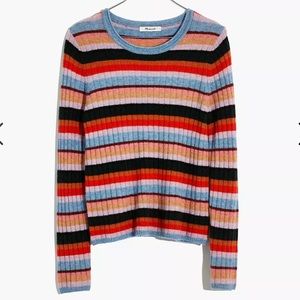 Colette Sweater in Multi-stripe
